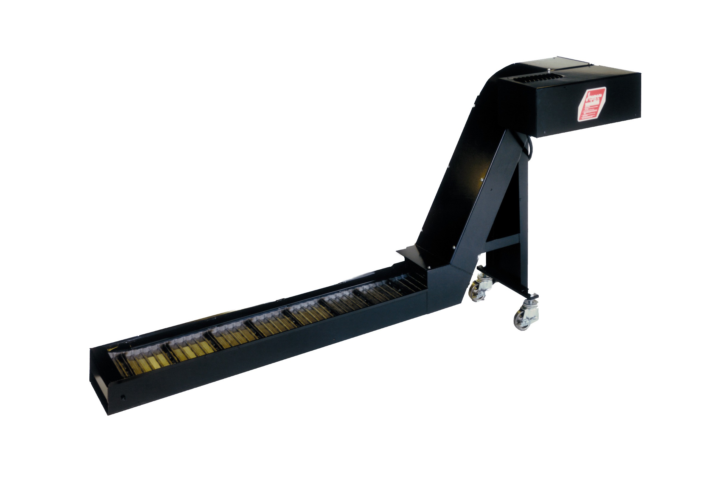 Extra durable hinged belt conveyor