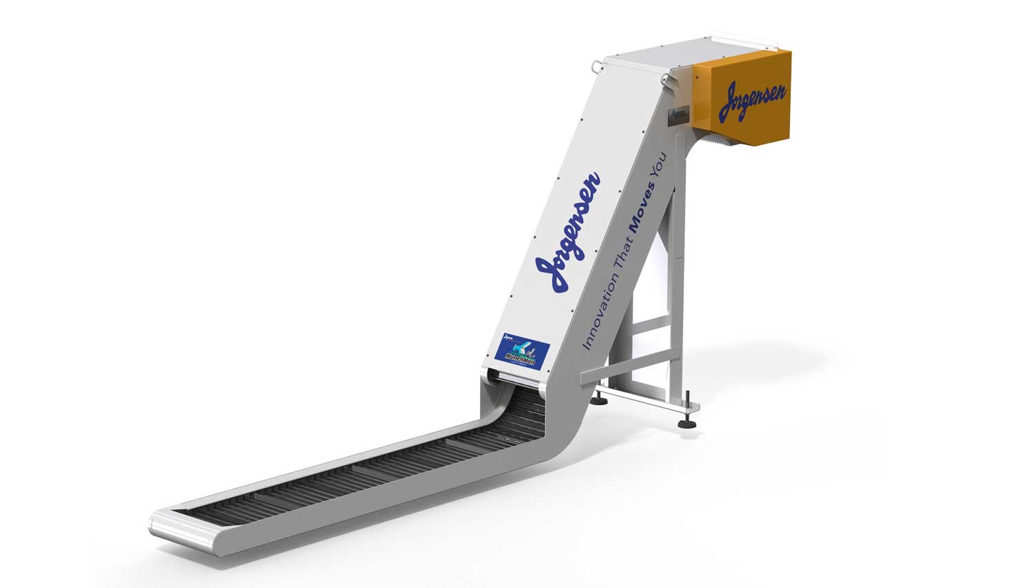 Twin steel belt MunchMan Conveyor by Jorgensen