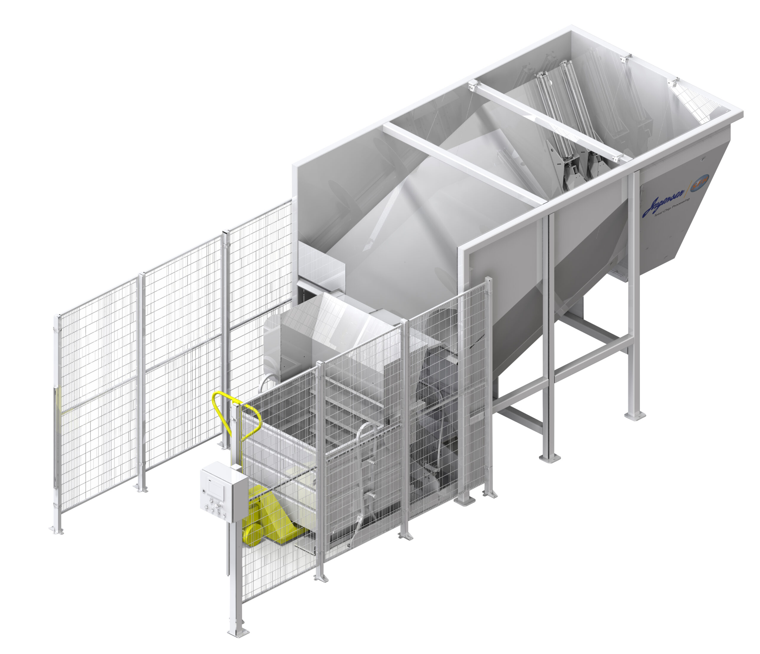 Chip Hoppers and Infeed Conveyors