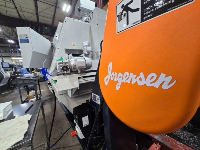 Ecofilter conveyor on CNC machine